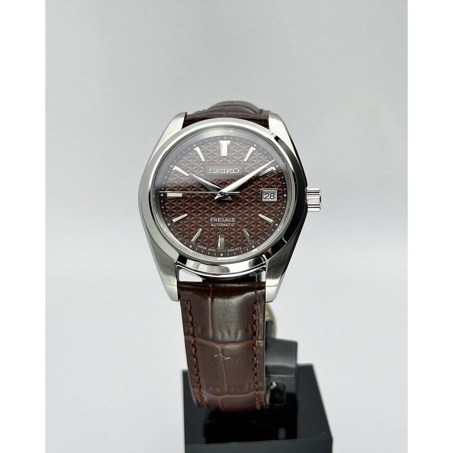 Custom Seiko Mod • Brown Sharp Edge Presage • 39mm